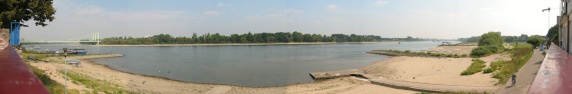 Rhein bei Niedrigwasser