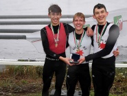 Landessieger und Bronze im JM 1x B LG: Lucas Böhlefeld und Bruno Hirsch (r.)